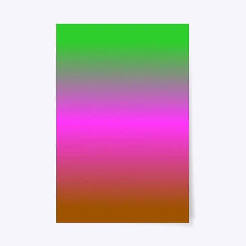 Unpleasant Gradient Poster